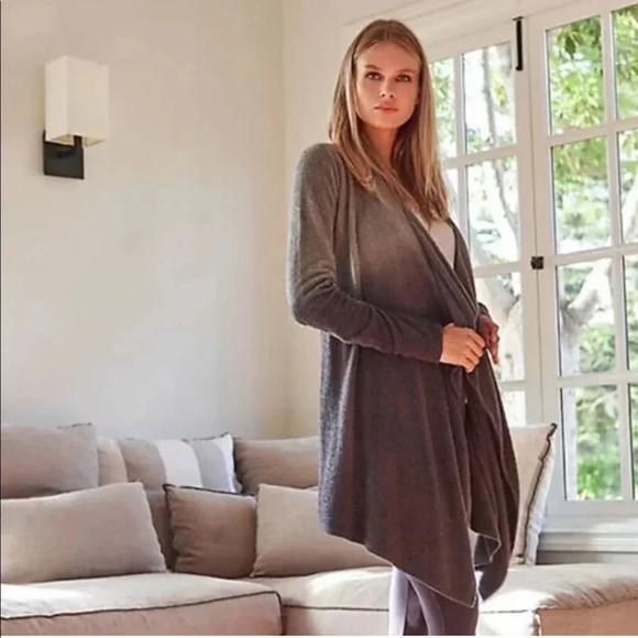 Barefoot Dreams Cozy Bamboo Chic Lite Ombré Cardigan Size Small Medium - Picture 1 of 7